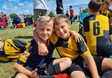 Captain Aidan with Jake