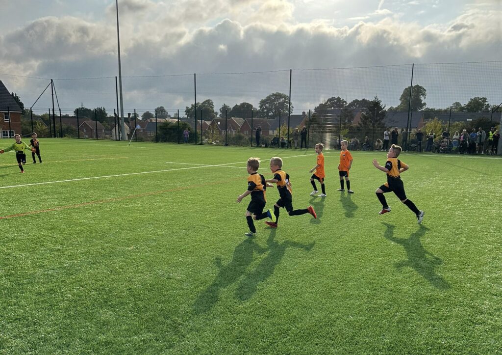 Under 8s Cougars in action