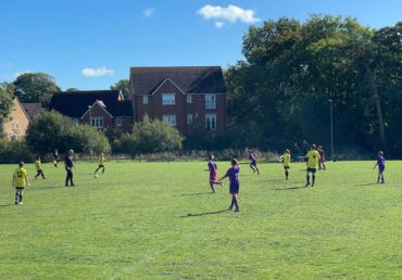 Mid game shot of Wasps and Jaguars