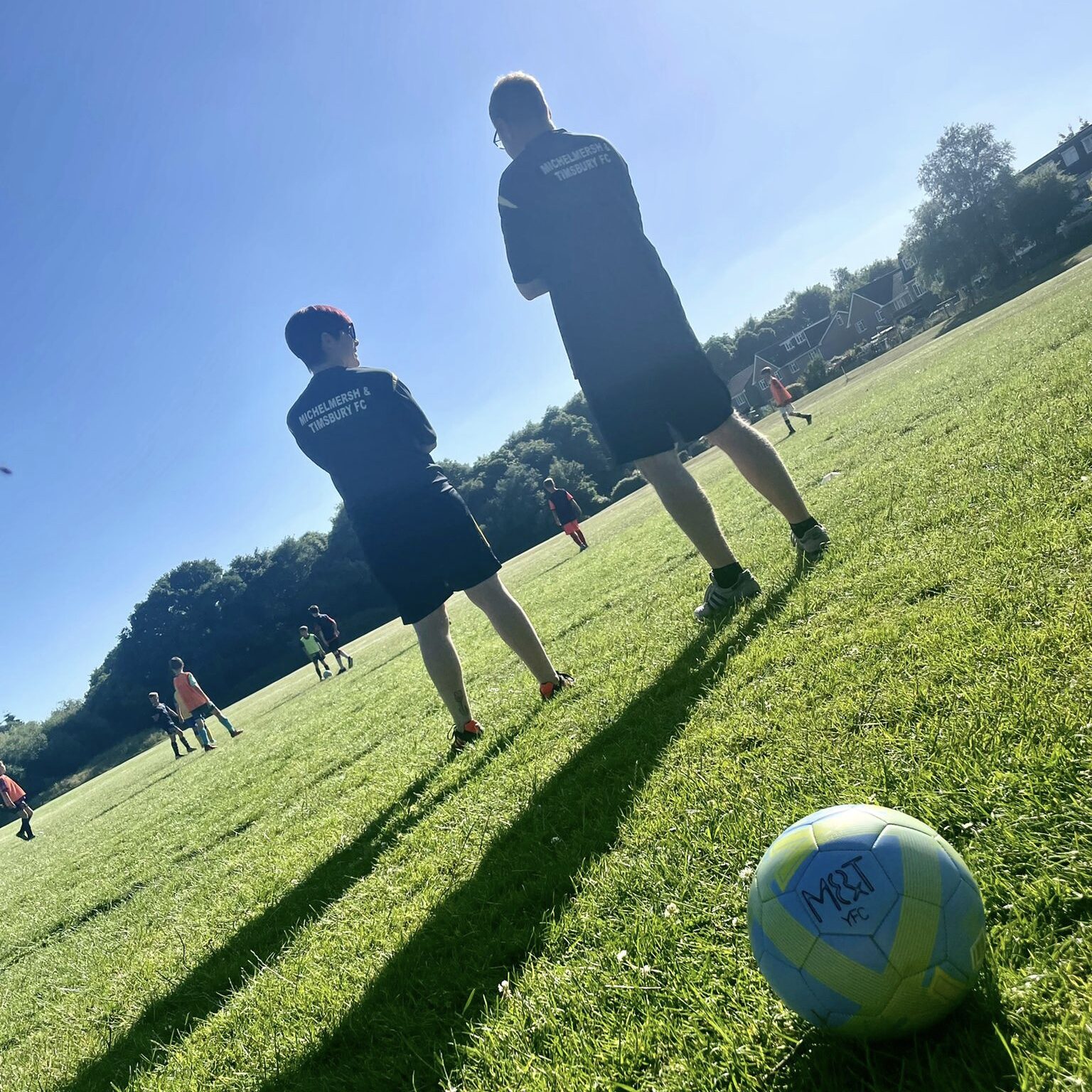 M and T football by the coaches
