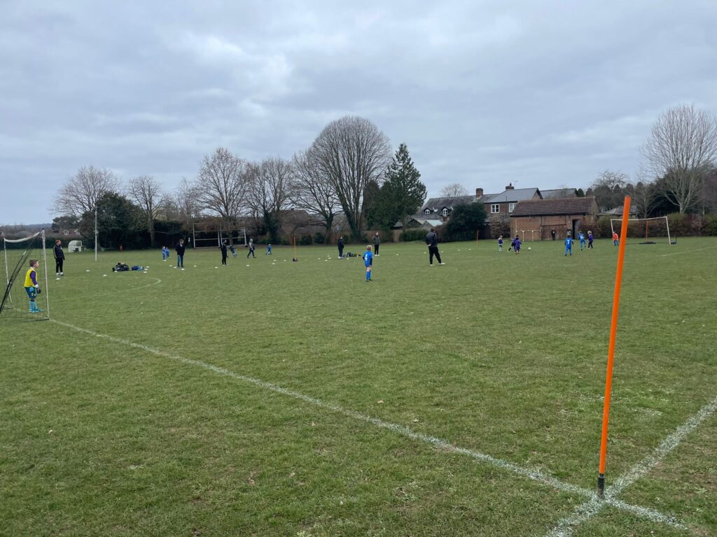 Training session at Timsbury Rec