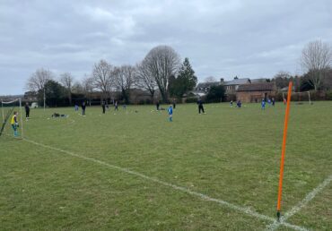 Training session at Timsbury Rec