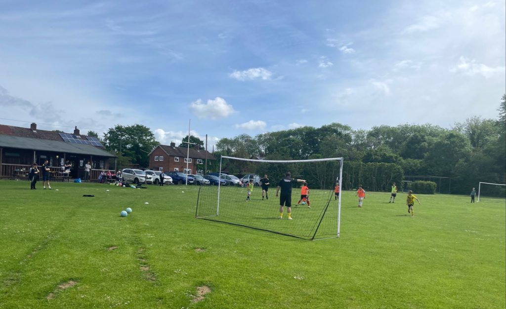 Training at Timsbury Recreation ground